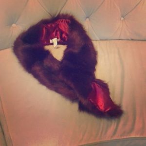 Faux fur scarf 💜❤️